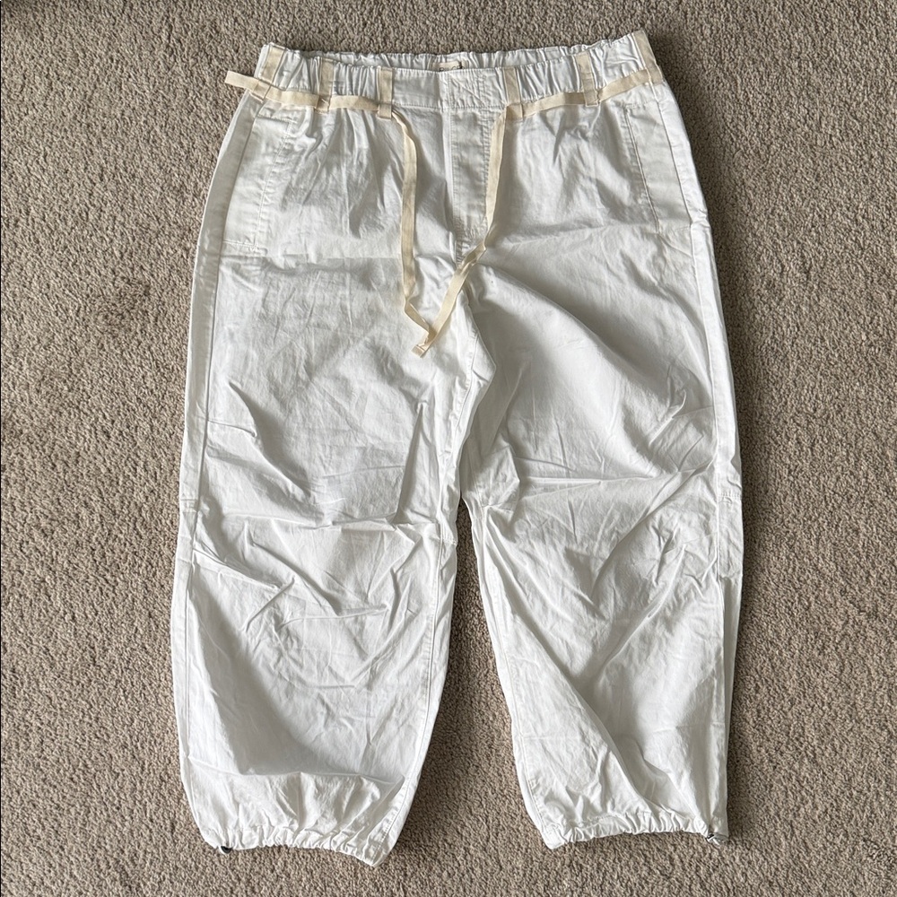 Anthropology Pilcro White Cargo Pants